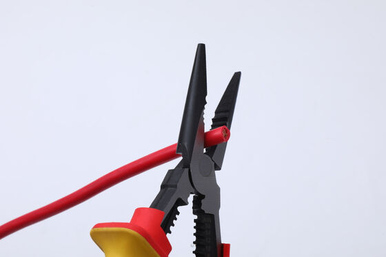 Multi Function Small Insulated Linesman Pliers Long Reach Powerful Gripping