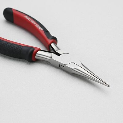 Corrosion Resistant Nose Plier Tool with 5 Mm Jawwidth and Ergonomic Non-slip Grip for Precision Tasks
