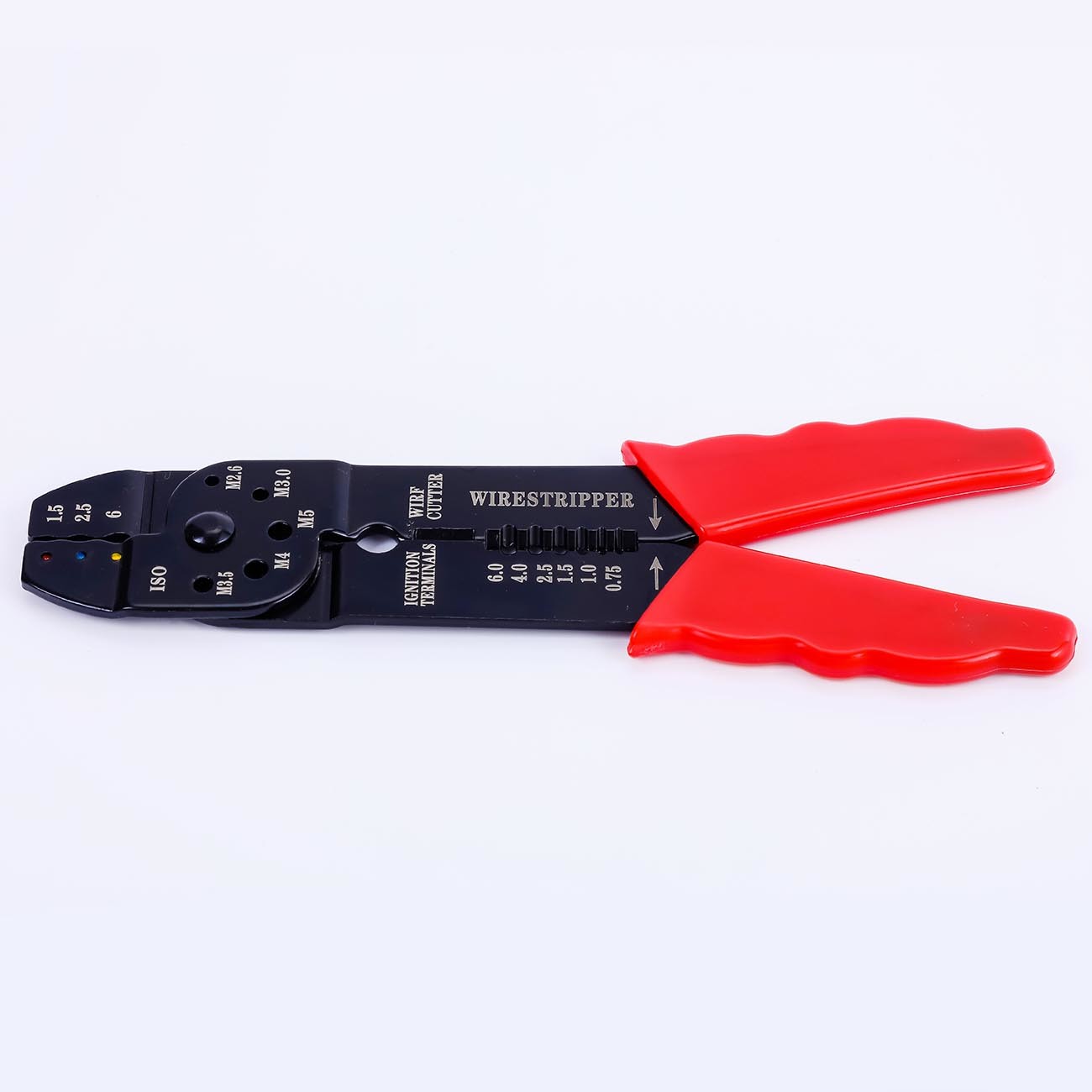Stranded Wire Measuring Tool 65Mn HRC52 Stranded Cable Wire Stripping Plier Cutter Crimper 215mm