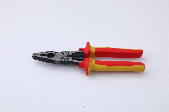 HRC62 Hardness Nose Plier Tool de aço inoxidável com agarre antiderrapante ergonômico para montagem e reparo industrial